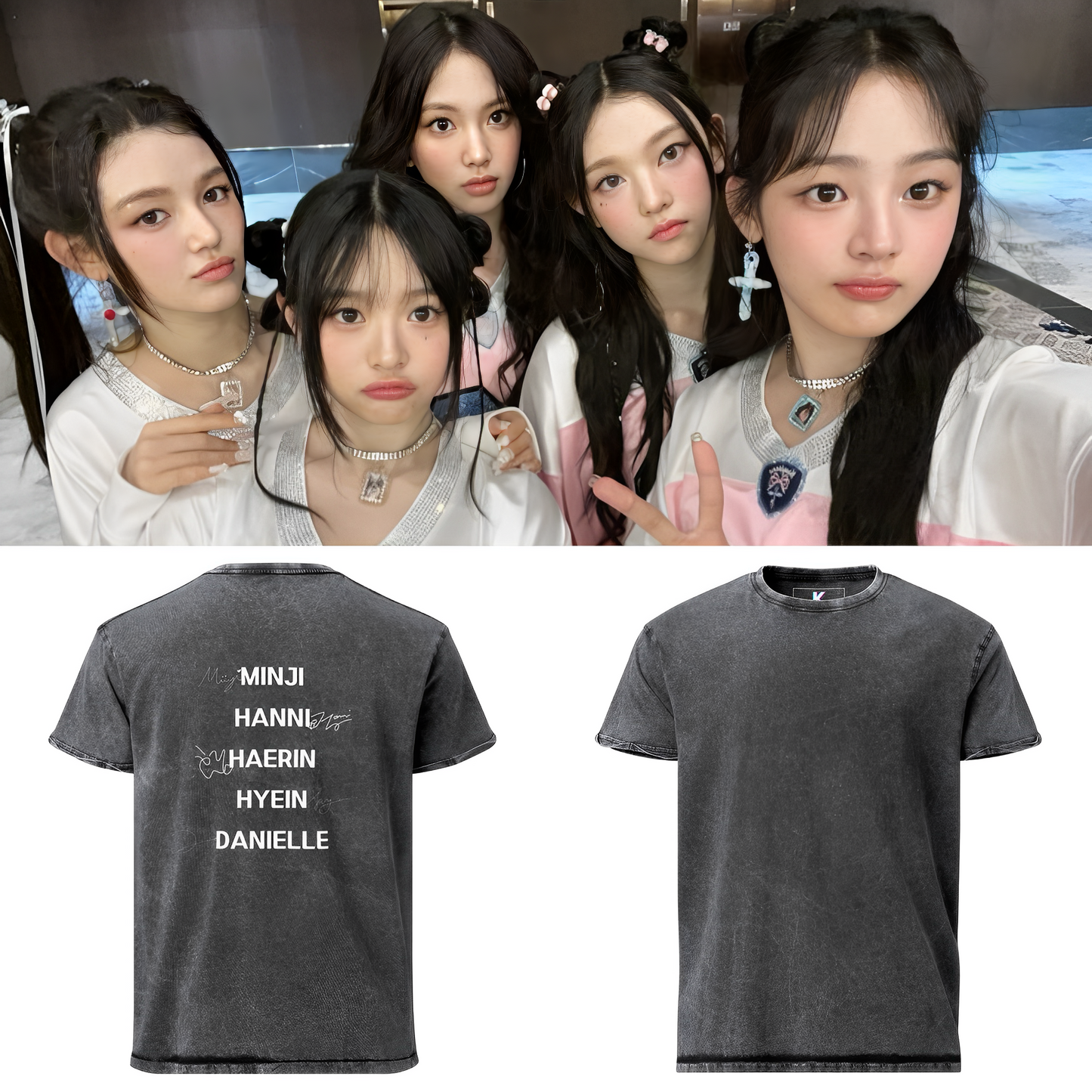 NewJeans Unisex Denim T-Shirt