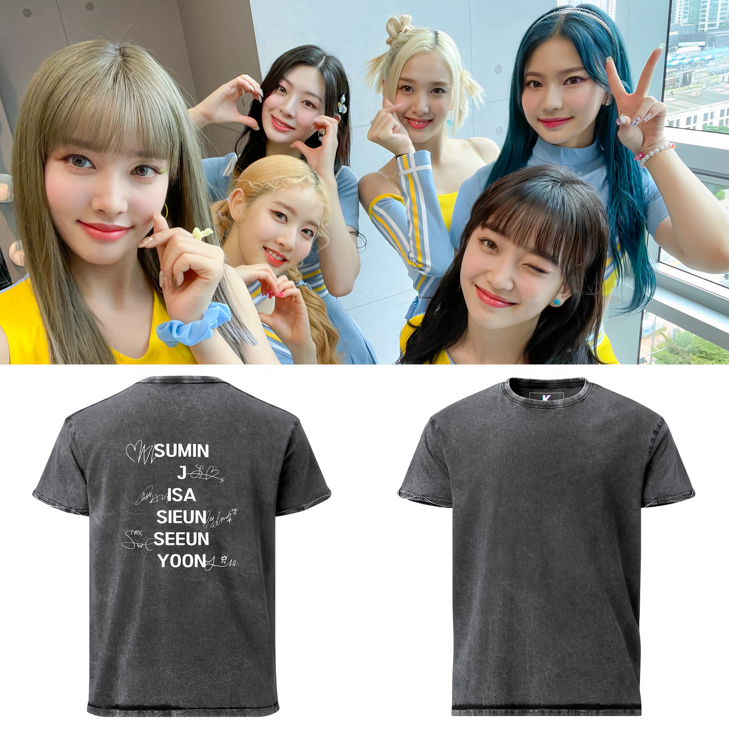 STAYC Unisex Denim T-Shirt