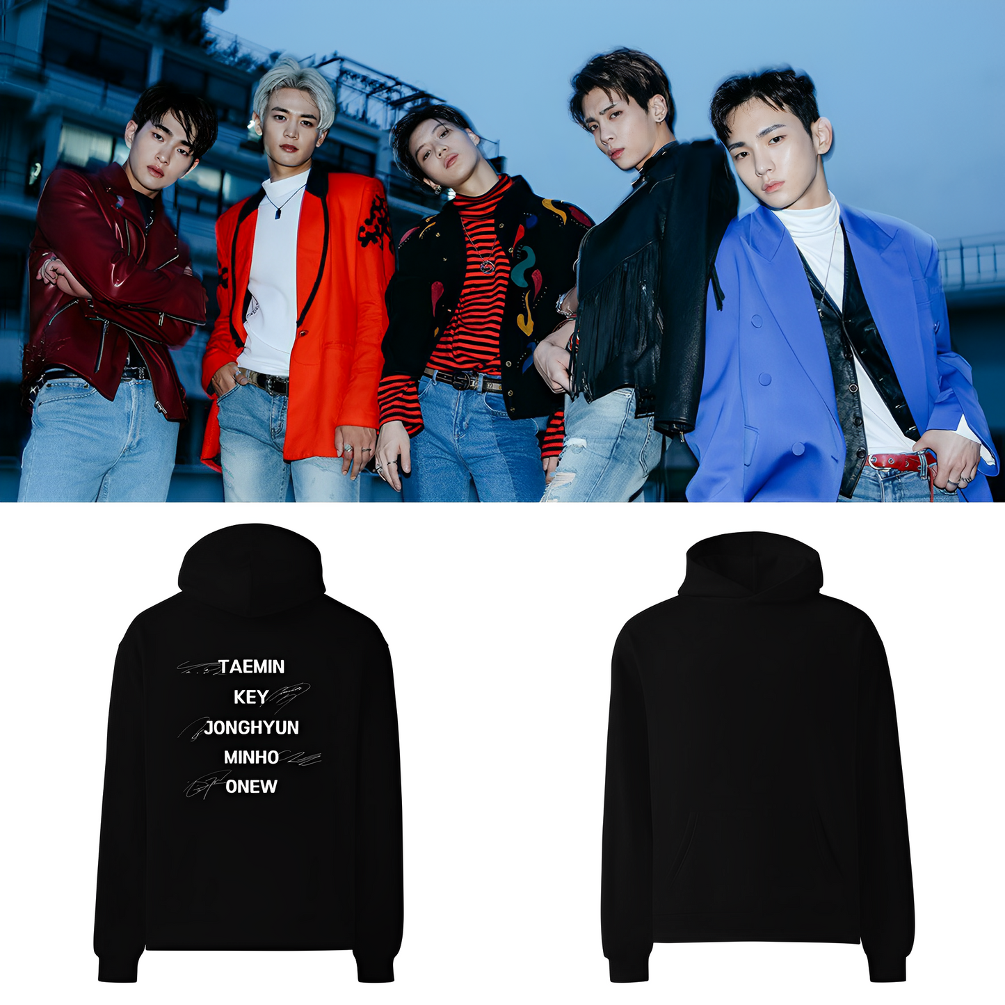 SHINee Unisex Oversized Hoodie